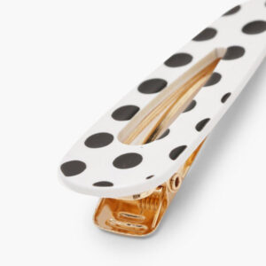 Polka Dot Hair Clip - Triangle