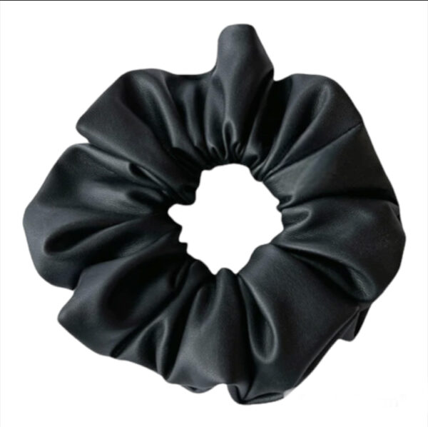 Scrunchie - Leather Black