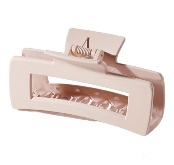 Hair Claw - Rectangle Matte light Pink