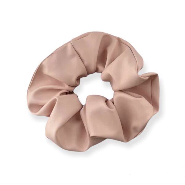 Scrunchie - Leather Pastel Beige