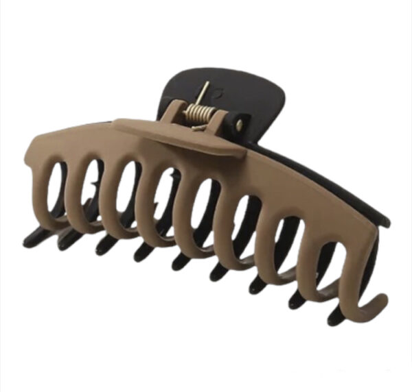 Hair Claw Large - Black & Dark Brown