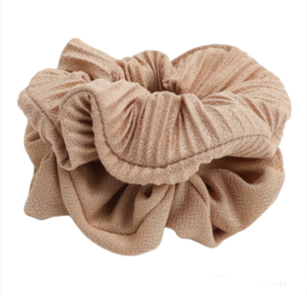 Scrunchie - 2pk light Brown med