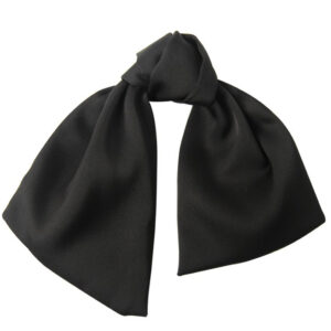 Scrunchie - Pearls & black Bow Tie