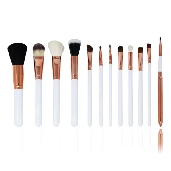 ZOË AYLA 12 PIECE PROFESSIONAL MAKEUP BRUSH SET WITH WHITE CASE