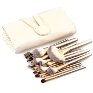 ZOË AYLA 24 Piece Makeup Brush Set with Travel Case