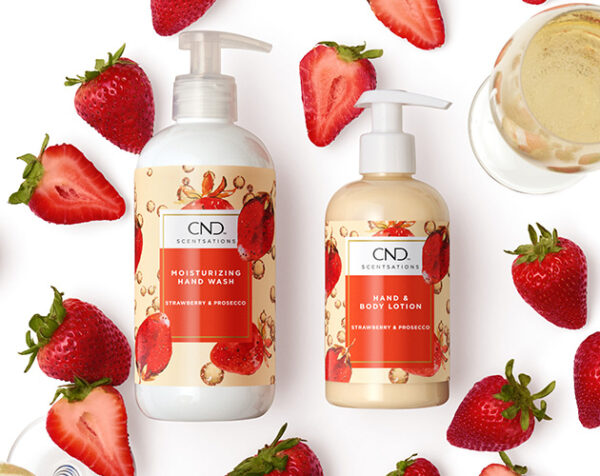 CND Scentsations Strawberry & Prosecco Hand Wash (390ml)