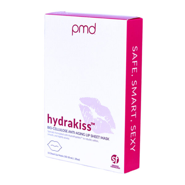 PMD Hydrakiss Bio-Cellulose Anti-Aging Lip Mask (10PK)